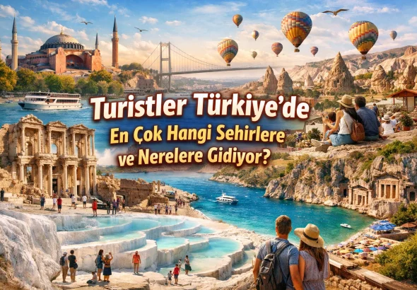 Turistler Türkiye’de En Çok Hangi Şehirlere ve Nerelere Gidiyor?